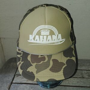 Kahana Outrigger Canoe Paddling Club Imua Camo Mesh Hat